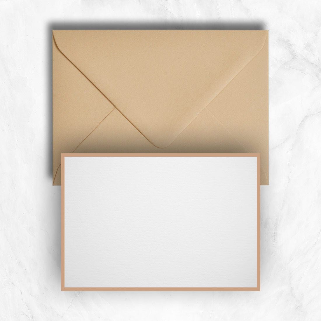 White A6 Cards with Stone Borders and Envelopes – Pemberly Fox